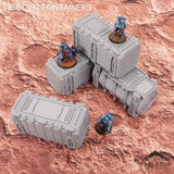 Tabletop Terrain Terrain 11e Sci-Fi Stackable Containers