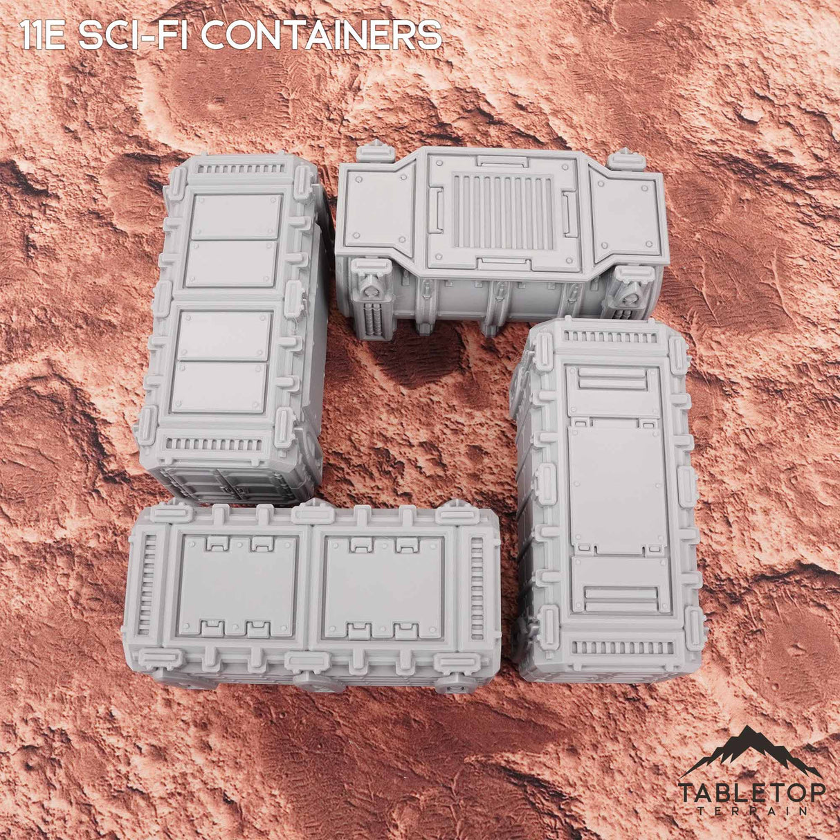 Tabletop Terrain Terrain 11e Sci-Fi Stackable Containers
