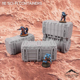 Tabletop Terrain Terrain 11e Sci-Fi Stackable Containers