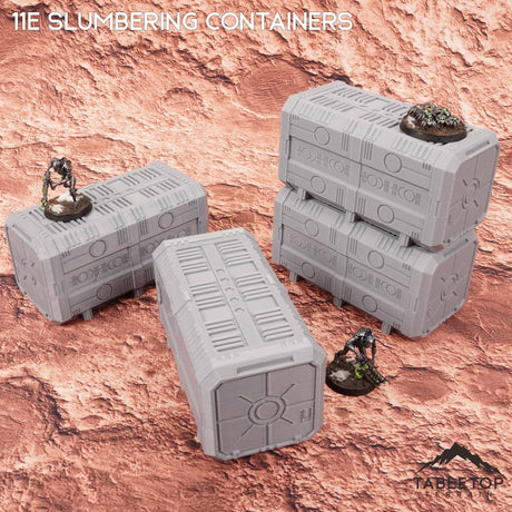 Tabletop Terrain Terrain 11e Slumbering Machines Stackable Containers