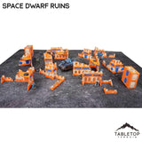 Tabletop Terrain Terrain 11e Space Dwarf Ruins Foldable Tournament Terrain