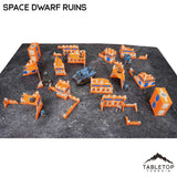 Tabletop Terrain Terrain 11e Space Dwarf Ruins Foldable Tournament Terrain