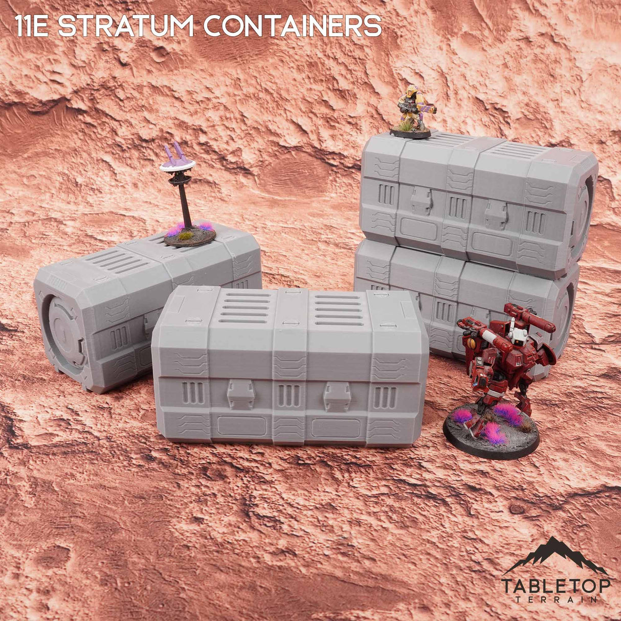 Tabletop Terrain Terrain 11e Stratum Stackable Containers