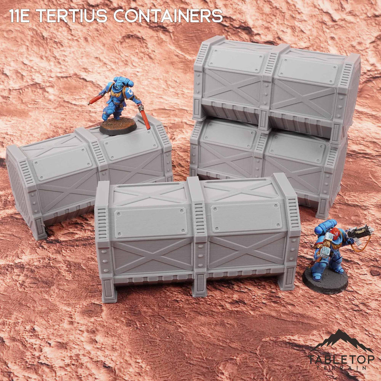 Tabletop Terrain Terrain 11e Tertius Stackable Containers