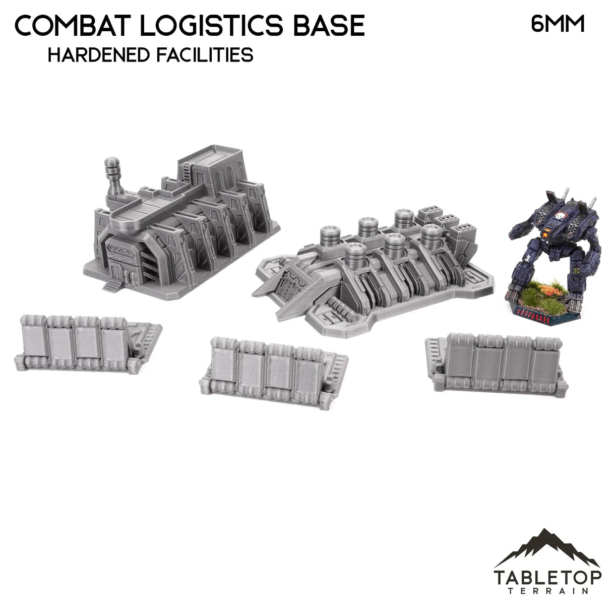Tabletop Terrain Terrain 12mm / Hardened Facilities Combat Logistics Base TechScape - 6-12mm