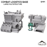 Tabletop Terrain Terrain 12mm / Large Multistructure Combat Logistics Base TechScape - 6-12mm