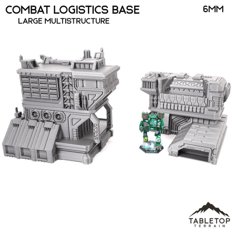 Tabletop Terrain Terrain 12mm / Large Multistructure Combat Logistics Base TechScape - 6-12mm