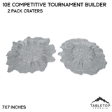 Tabletop Terrain Terrain 2 Pack of Craters 10e Competitive Tournament Builder