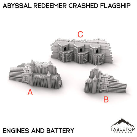 Tabletop Terrain Terrain 28/32mm / A: Engine A Abyssal Redeemer Crashed Flagship