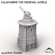 Tabletop Terrain Terrain 28/32mm / Alacrya Tower Calamurris the Medieval World