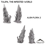 Tabletop Terrain Terrain 28/32mm / Alien Flora Set 2 Tulipa, The Infested World