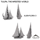 Tabletop Terrain Terrain 28/32mm / Alien Flora Set 3 Tulipa, The Infested World