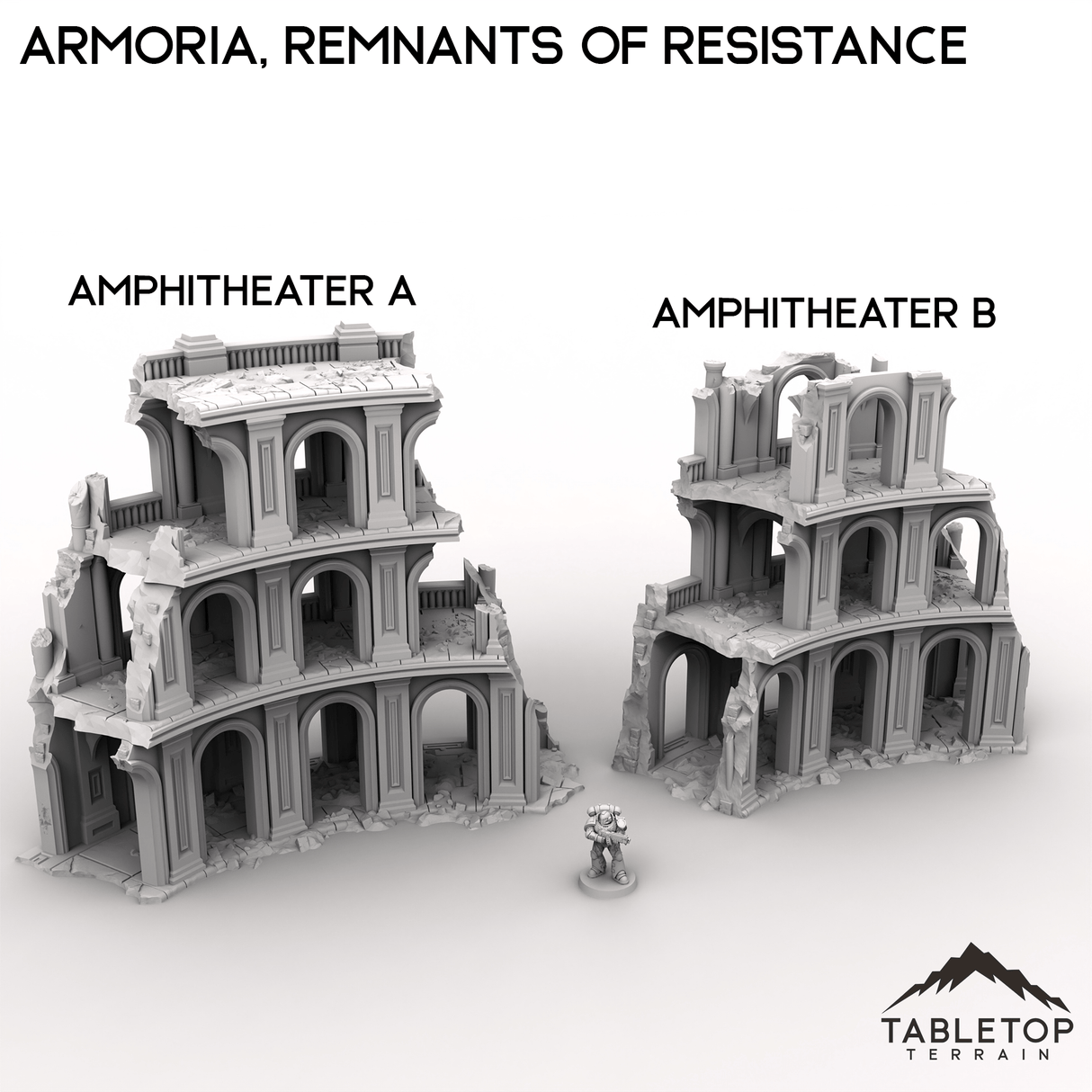 Tabletop Terrain Terrain 28/32mm / Amphitheater A Armoria, Remnants of Resistance