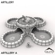 Tabletop Terrain Terrain 28/32mm / Artillery A Artillery - Vahngart, Garrisoned Moon