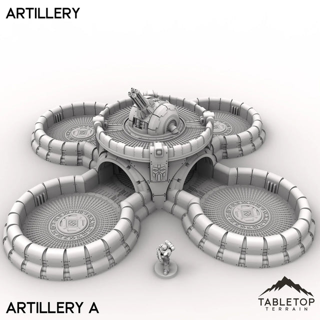 Tabletop Terrain Terrain 28/32mm / Artillery A Artillery - Vahngart, Garrisoned Moon