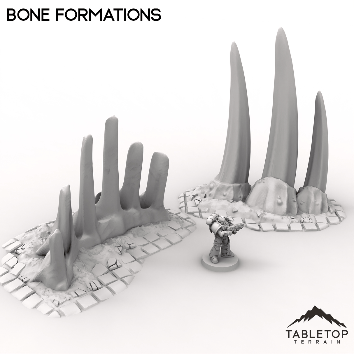 Tabletop Terrain Terrain 28/32mm / Bone Formations Miasma, Blight World