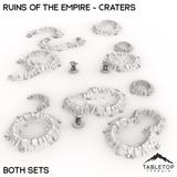 Tabletop Terrain Terrain 28/32mm / Both Sets Ruins of the Empire - Craters