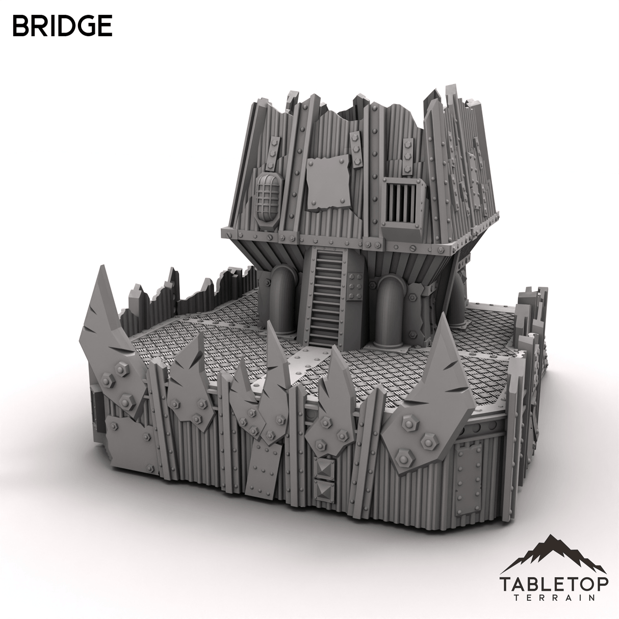 Tabletop Terrain Terrain 28/32mm / Bridge Warpzel 1A Orbital Hulk