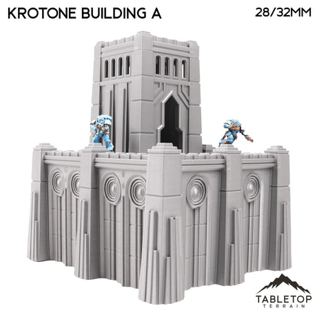 Tabletop Terrain Terrain 28/32mm / Building A Krotone, Sorcerer's Planet