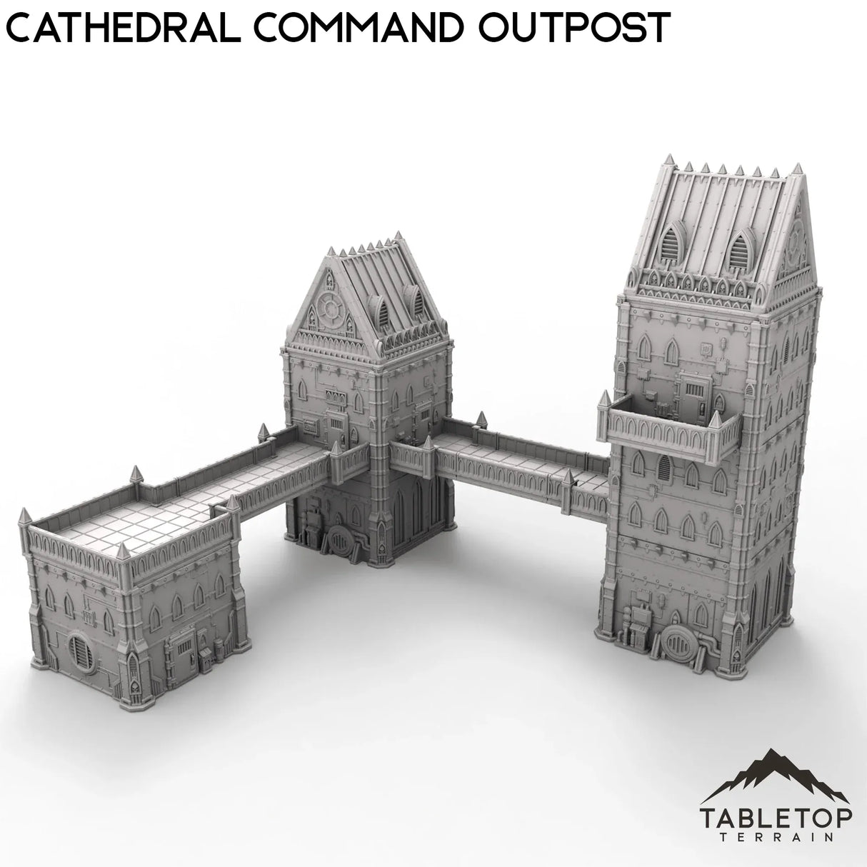 Tabletop Terrain Terrain 28/32mm Cathedral Command Outpost- Caelum Turrim #5