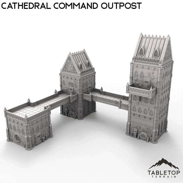 Tabletop Terrain Terrain 28/32mm Cathedral Command Outpost- Caelum Turrim #5