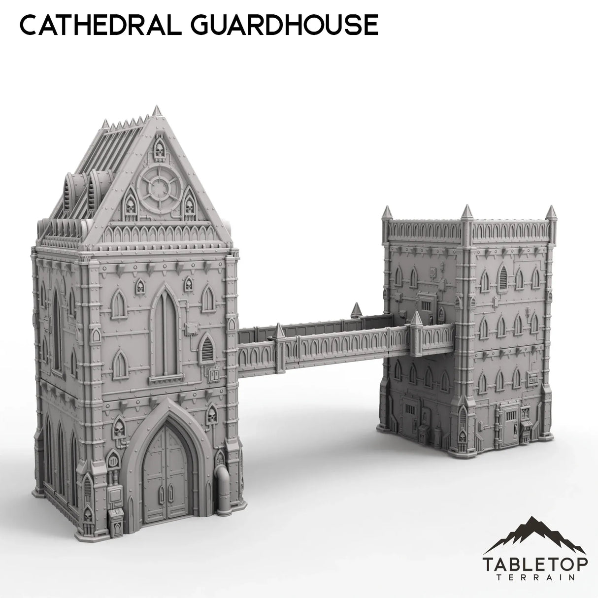 Tabletop Terrain Terrain 28/32mm Cathedral Guardhouse - Caelum Turrim #4