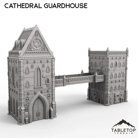 Tabletop Terrain Terrain 28/32mm Cathedral Guardhouse - Caelum Turrim #4