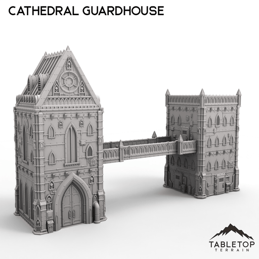 Tabletop Terrain Terrain 28/32mm Cathedral Guardhouse - Caelum Turrim 4