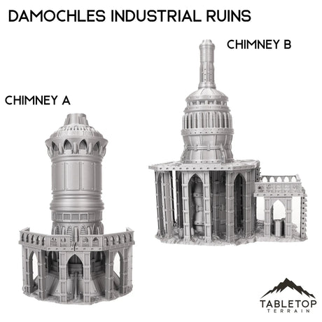 Tabletop Terrain Terrain 28/32mm / Chimney A Damochles Industrial Ruins