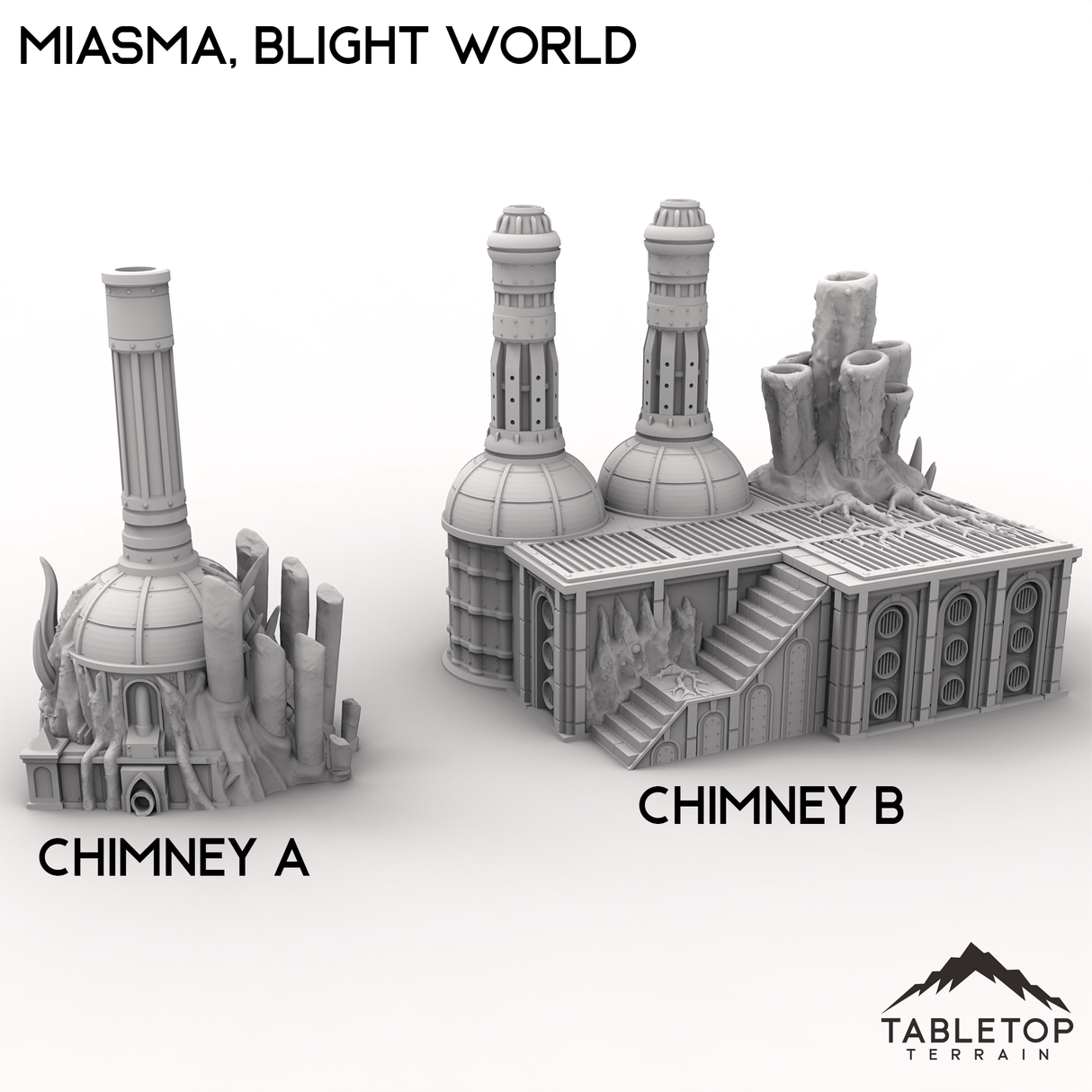 Tabletop Terrain Terrain 28/32mm / Chimney A Miasma, Blight World