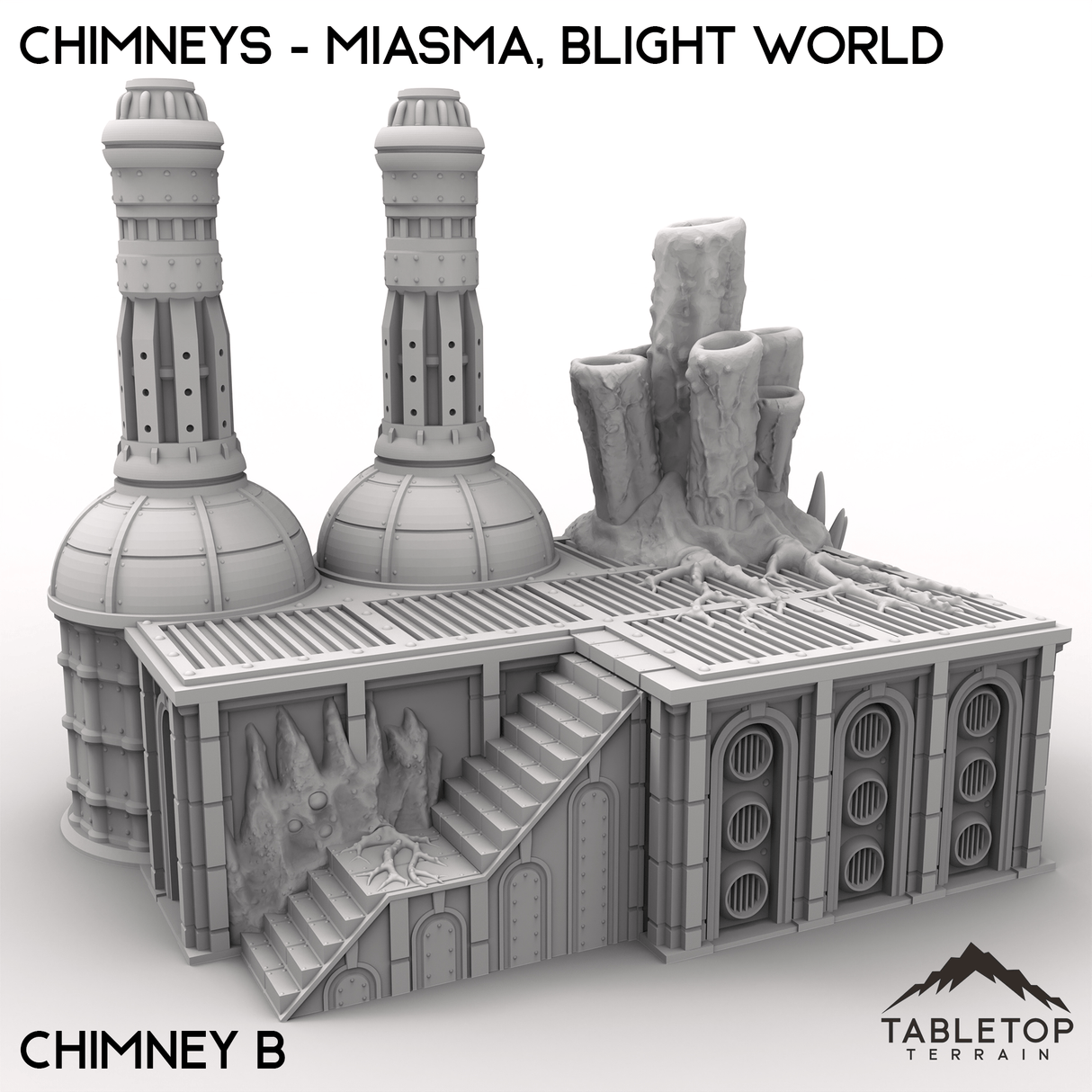 Tabletop Terrain Terrain 28/32mm / Chimney B Chimneys - Miasma, Blight World