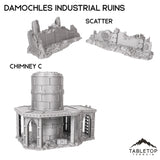 Tabletop Terrain Terrain 28/32mm / Chimney C Damochles Industrial Ruins