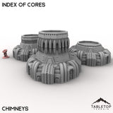 Tabletop Terrain Terrain 28/32mm / Chimneys Index of Cores