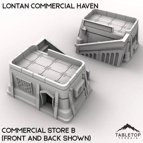 Tabletop Terrain Terrain 28/32mm / Commercial Store B Lontan Commercial Haven