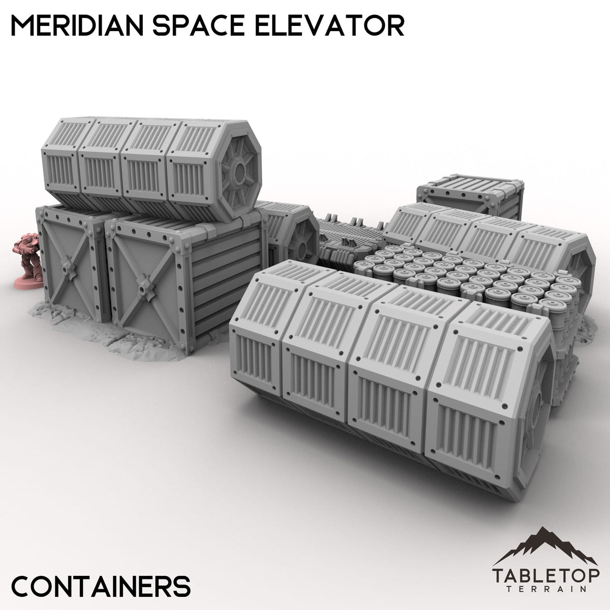 Tabletop Terrain Terrain 28/32mm / Containers Meridian Space Elevator