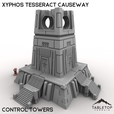 Tabletop Terrain Terrain 28/32mm / Control Towers Xyphos Tesseract Causeway