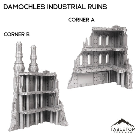 Tabletop Terrain Terrain 28/32mm / Corner A Damochles Industrial Ruins