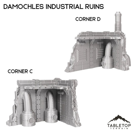 Tabletop Terrain Terrain 28/32mm / Corner C Damochles Industrial Ruins