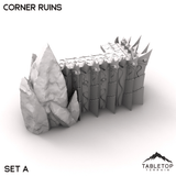 Tabletop Terrain Terrain 28/32mm / Corner Ruins A Corner Ruins - Ithyria, World of Change