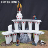 Tabletop Terrain Terrain 28/32mm / Corner Ruins A Lyntrath, Jungle Vestiges