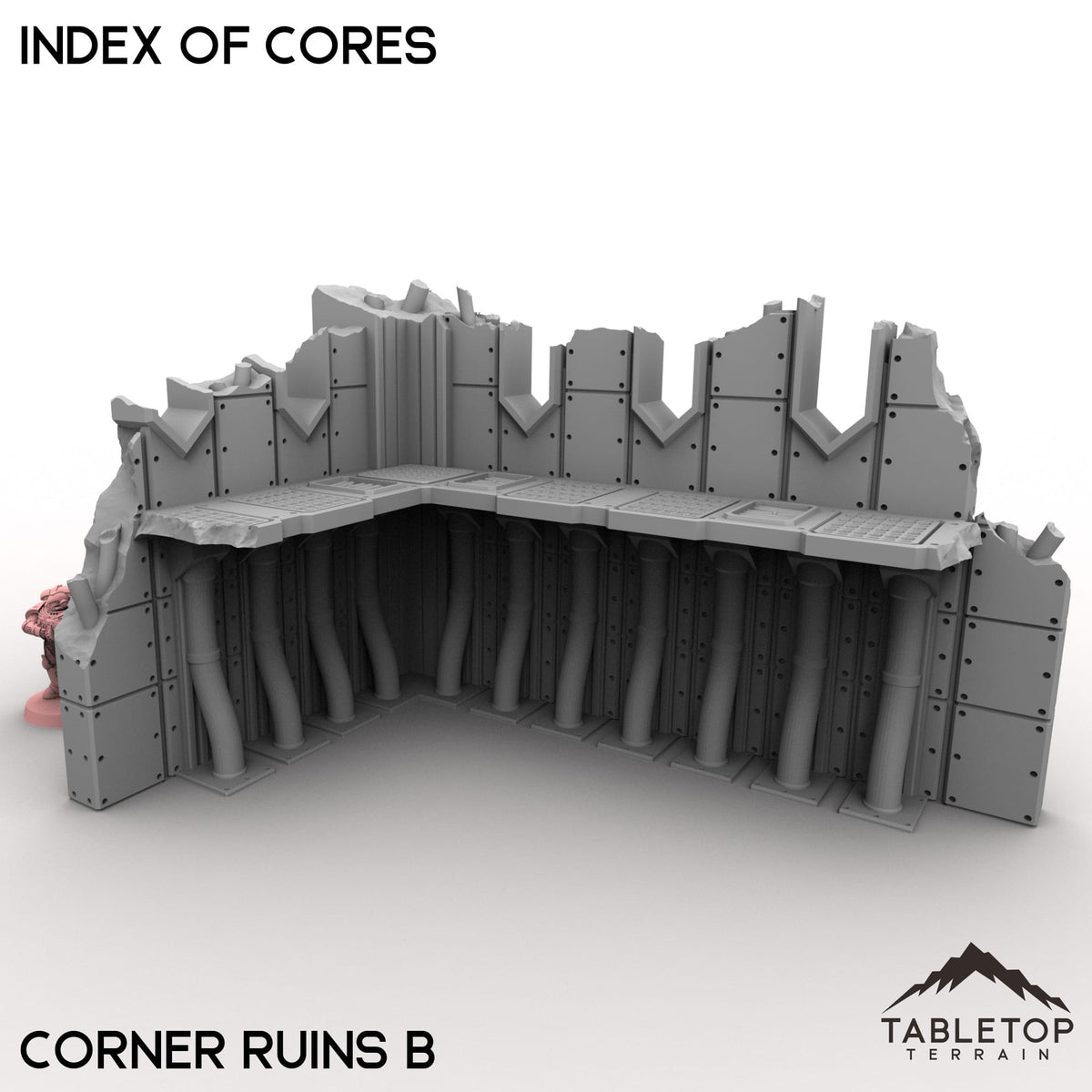 Tabletop Terrain Terrain 28/32mm / Corner Ruins B Index of Cores