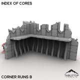 Tabletop Terrain Terrain 28/32mm / Corner Ruins B Index of Cores