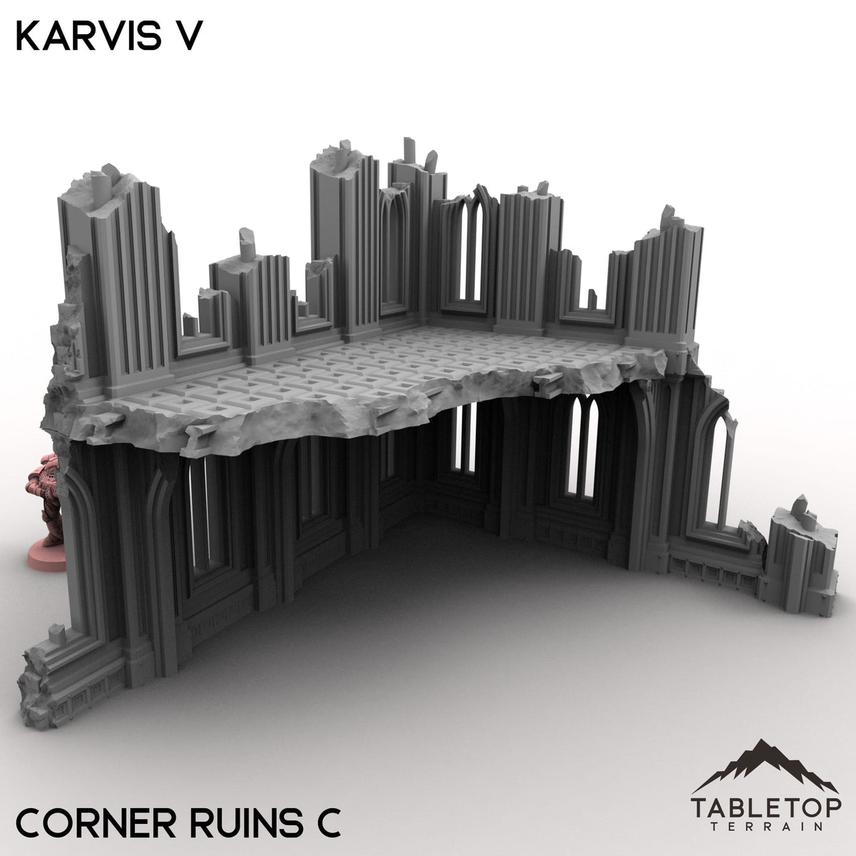 Tabletop Terrain Terrain 28/32mm / Corner Ruins C Karvis V