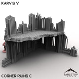 Tabletop Terrain Terrain 28/32mm / Corner Ruins C Karvis V