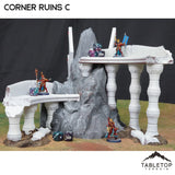 Tabletop Terrain Terrain 28/32mm / Corner Ruins C Lyntrath, Jungle Vestiges