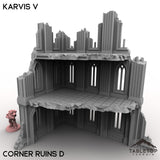 Tabletop Terrain Terrain 28/32mm / Corner Ruins D Karvis V