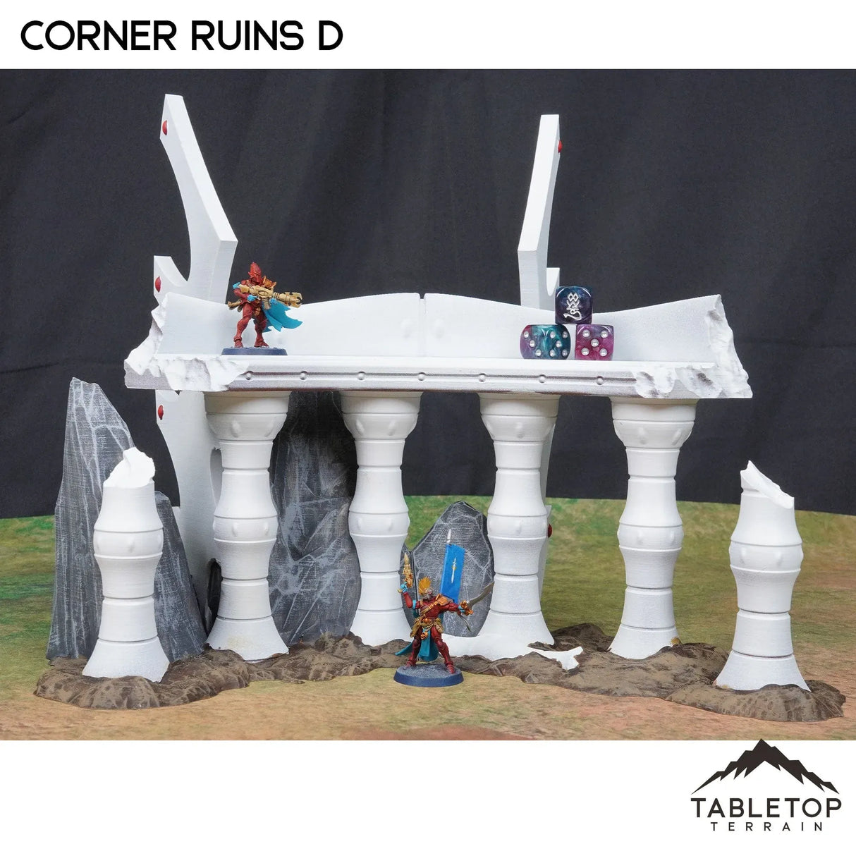 Tabletop Terrain Terrain 28/32mm / Corner Ruins D Lyntrath, Jungle Vestiges