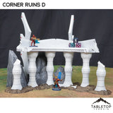 Tabletop Terrain Terrain 28/32mm / Corner Ruins D Lyntrath, Jungle Vestiges