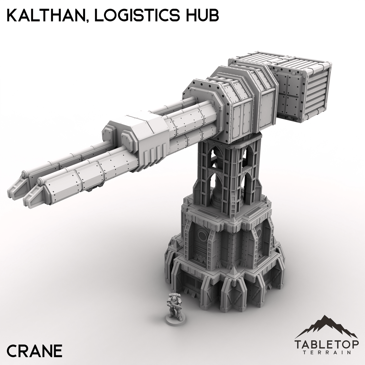 Tabletop Terrain Terrain 28/32mm / Crane Kalthan, Logistics Hub