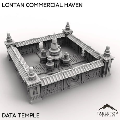Tabletop Terrain Terrain 28/32mm / Data Temple Lontan Commercial Haven